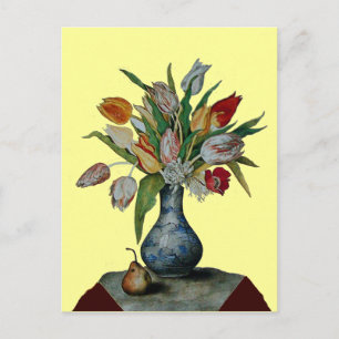 CARTE POSTALE FRUITS DE SAISON - TULIPES