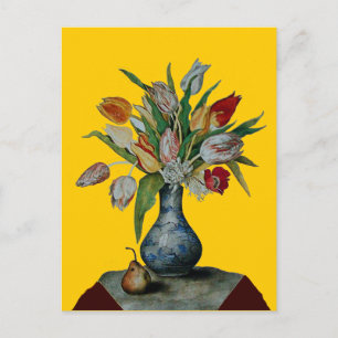 CARTE POSTALE FRUITS DE SAISON - TULIPS