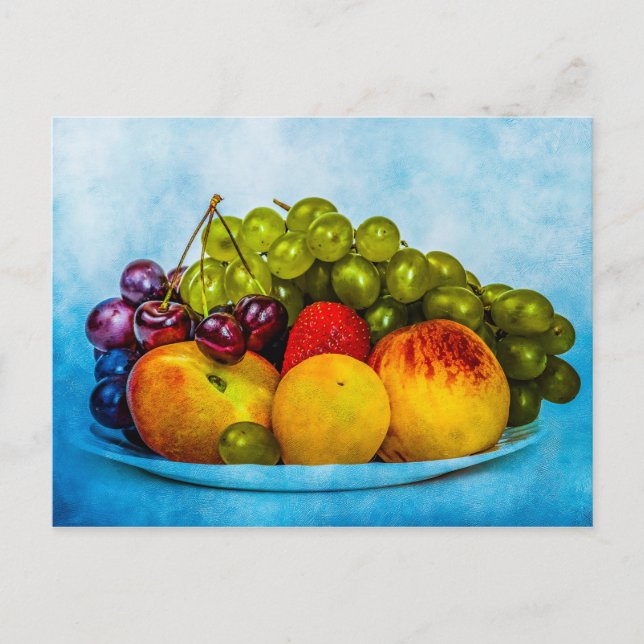 Carte Postale Fruits d'été (Devant)