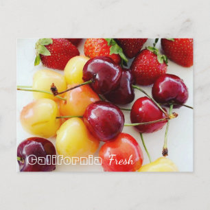 Carte Postale Fruits frais de Californie