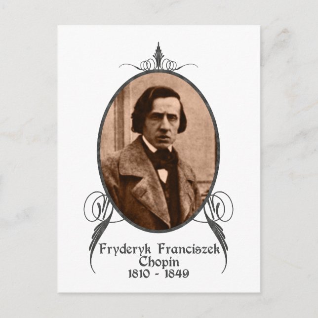 Carte Postale Fryderyk Chopin (Devant)