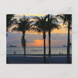 Carte Postale Ft. Lauderdale Sunrise