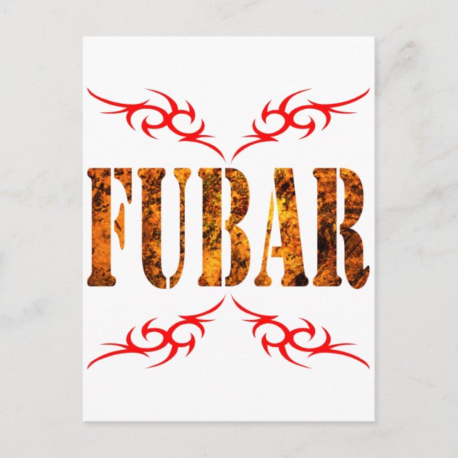 CARTE POSTALE FUBAR (Devant)