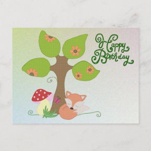 Carte Postale Fuchs non terme Baum