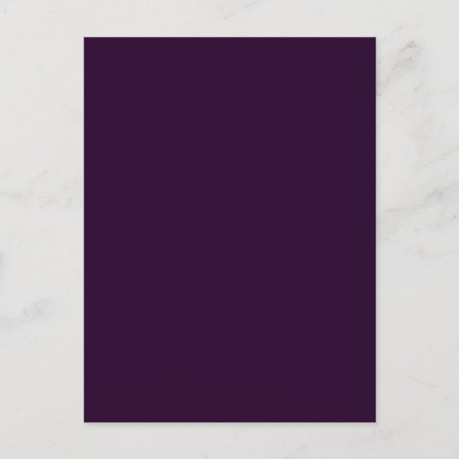 Carte Postale FUCHSIE PROFONDE (une couleur violet foncé solide) (Devant)