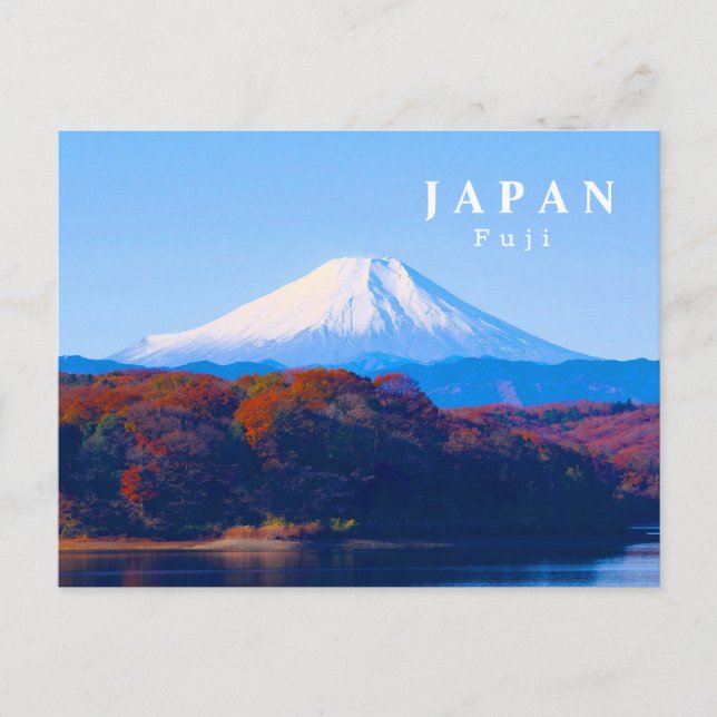 Carte postale Fuji célèbre au Japon (Devant)