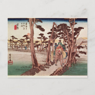 Carte Postale Fuji de Yoshiwara