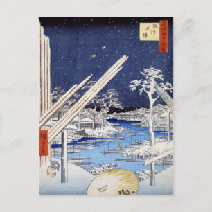 Carte Postale Fukagawa kiba, Ando Hiroshige
