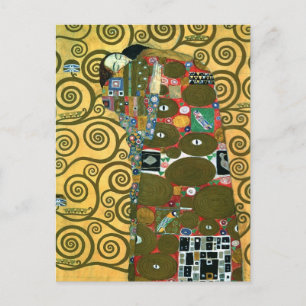 Carte Postale Fulfillment aka The Embrace par Gustav Klimt