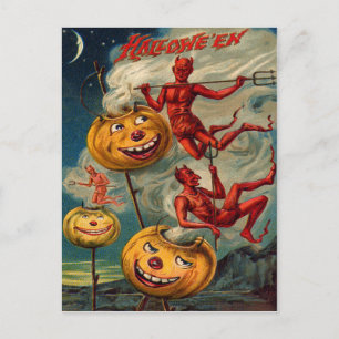 Carte Postale Fumée à lanterne Jack O'Flying Devils