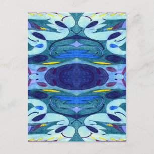 Carte Postale Fumes bleues