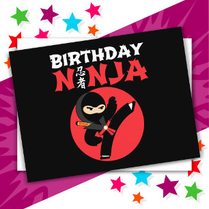 Carte Postale Fun Karate Party Enfants Arts Martiaux Anniversair