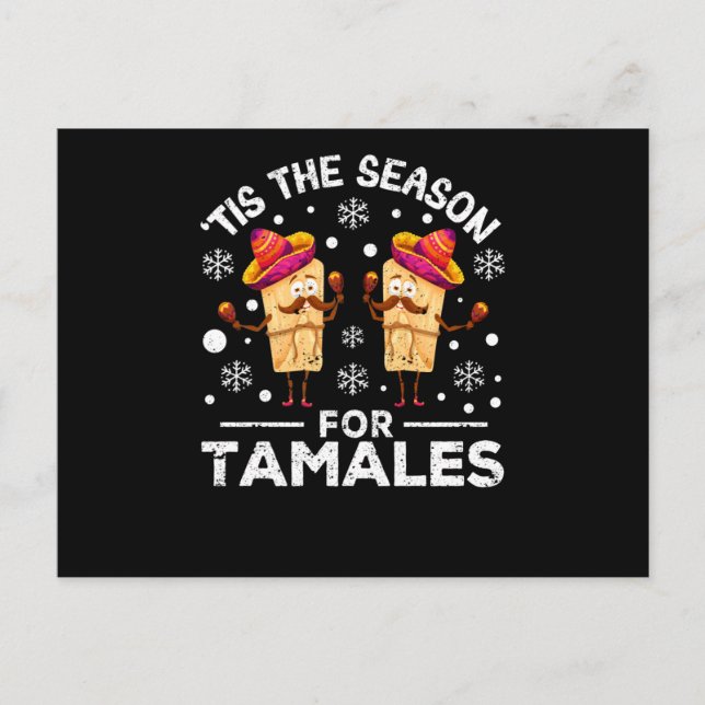 Carte Postale Fun Mexican Christmas Dinner "It's the (Devant)