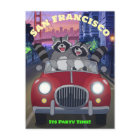 Fun Raccoons en Cabriolet Party Time San Francisco