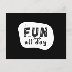 Carte Postale FUN Toute la journée