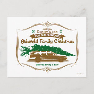 Carte Postale Fun Vieux Noël Griswold