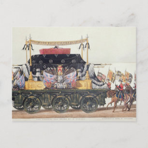 Carte Postale Funérailles du duc de Wellington, 1853