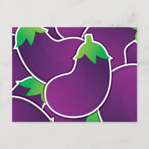 Carte Postale Funky eggplant