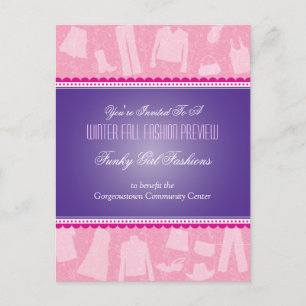 Carte postale Funky Fashion Show