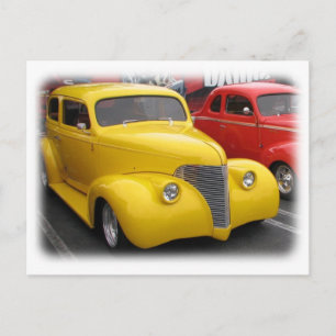 Carte Postale Funky Vintage Car !