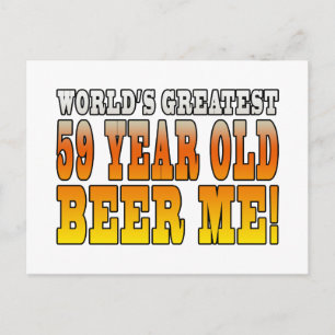 Carte Postale Funny 59th Birthdays : Worlds Greatest 59 Year old
