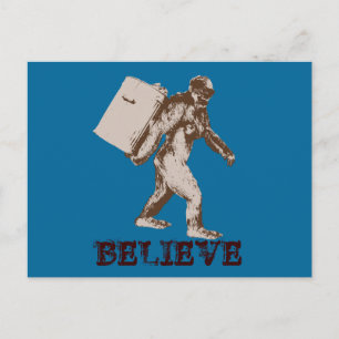 Carte Postale Funny Bigfoot