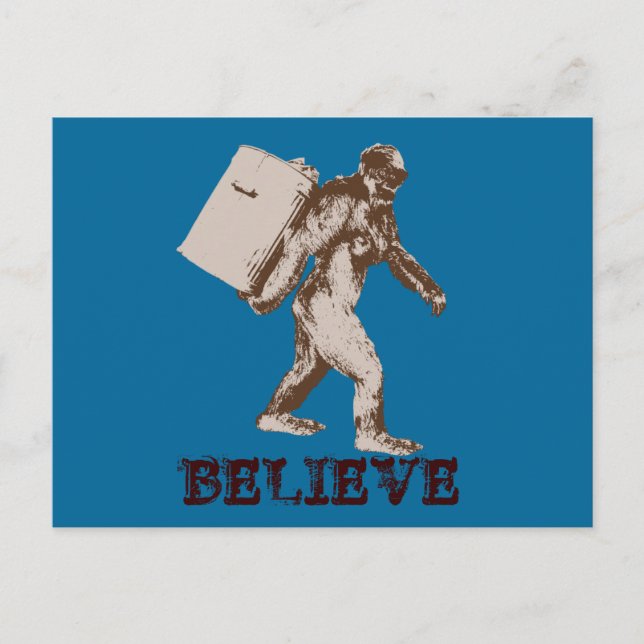 Carte Postale Funny Bigfoot (Devant)