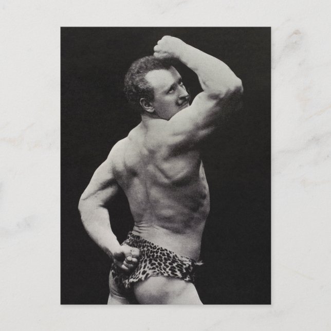 Carte Postale Funny Bodybuilder (Devant)