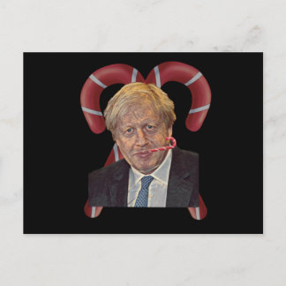 Carte Postale Funny Boris Johnson Christmas