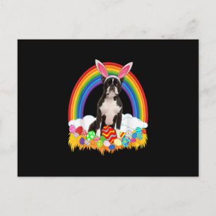 Carte Postale Funny Boston Terrier Egg Chemise Amoureux des chie