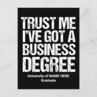 Funny Business School Graduation Collège sur mesur