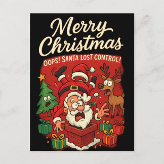 Carte Postale funny Christmas Postcard