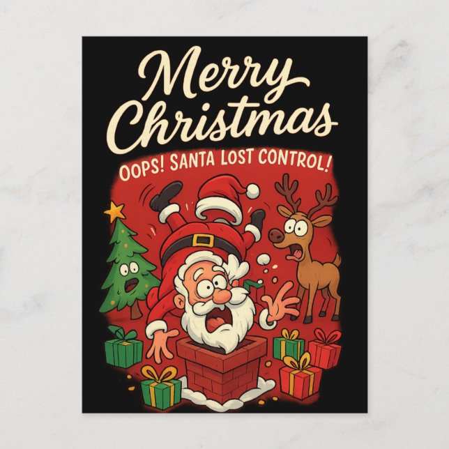 Carte Postale funny Christmas Postcard (Devant)