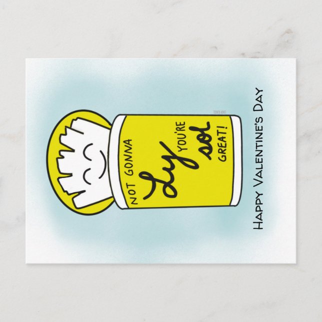 Carte Postale Funny Classroom Valentines linges Quarantine (Devant)