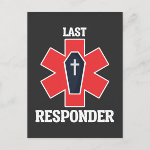 Carte Postale Funny Directeur funéraire Mortician Dernier Respon