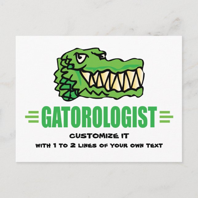 Carte Postale Funny Gators (Devant)