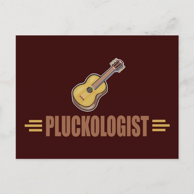 Carte Postale Funny Guitare (Devant)