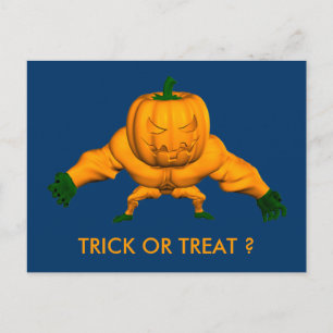 Carte Postale Funny Halloween Wrestler