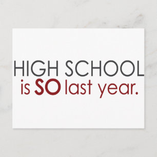 Carte Postale Funny High School