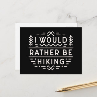 Carte Postale Funny hiking sarcastic quotes for introvert hiker