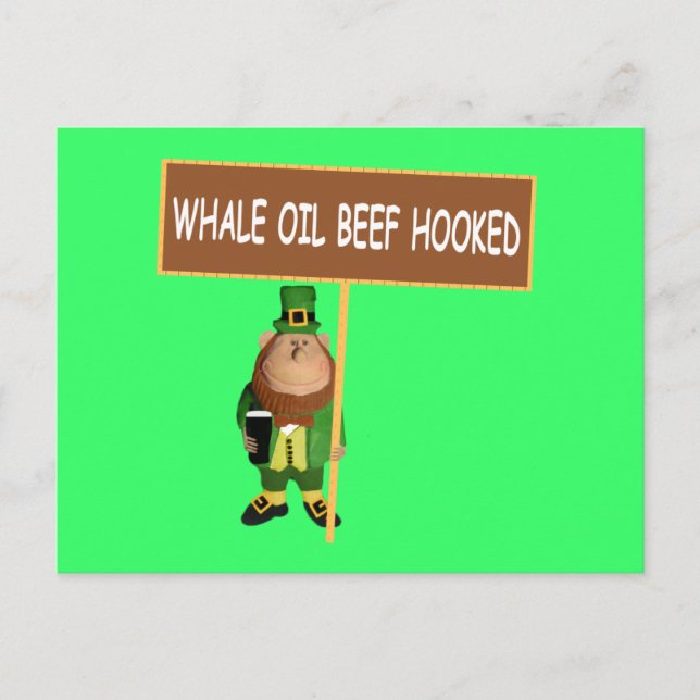 Carte Postale Funny Irish Leprechaun (Devant)