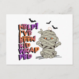 Carte Postale Funny Kidwrapped maman bébé Orange ID683