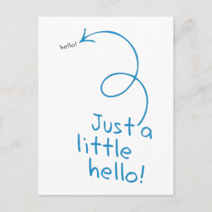 Carte Postale Funny Little Hello