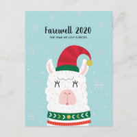 Funny Llama, Year We Got Fleeced Covid Christmas