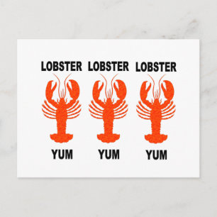 Carte Postale Funny lobster