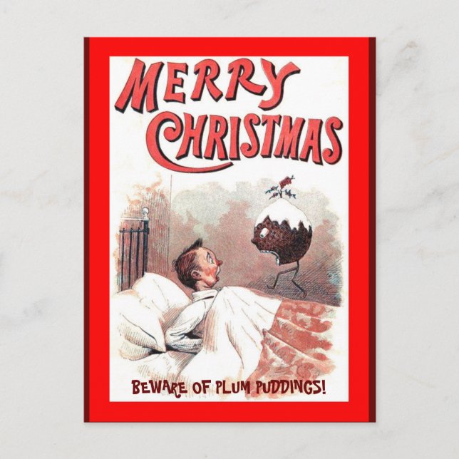 Carte Postale Funny Noël Europe Vintage (Devant)