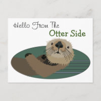 Carte postale Funny Otter