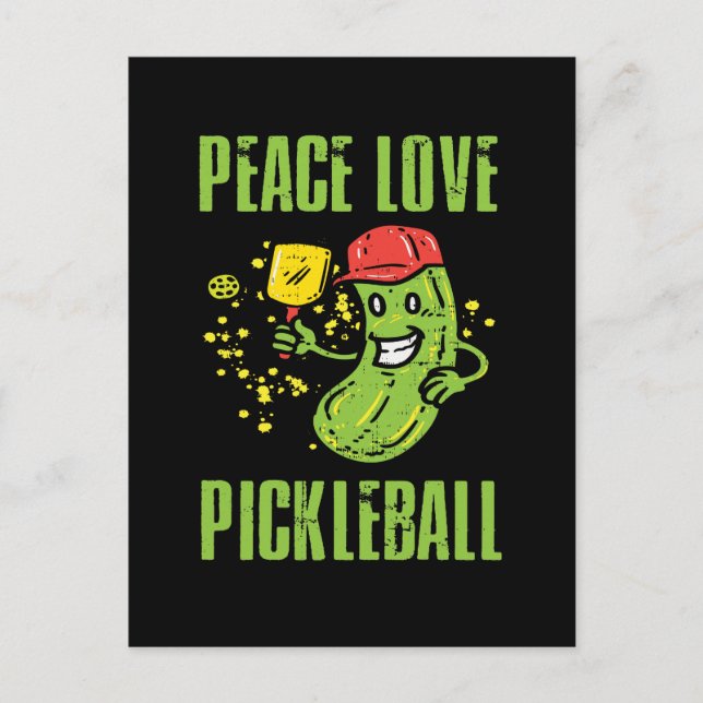 Carte Postale Funny Pickleball (Devant)