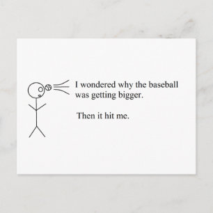 Carte Postale Funny Pun