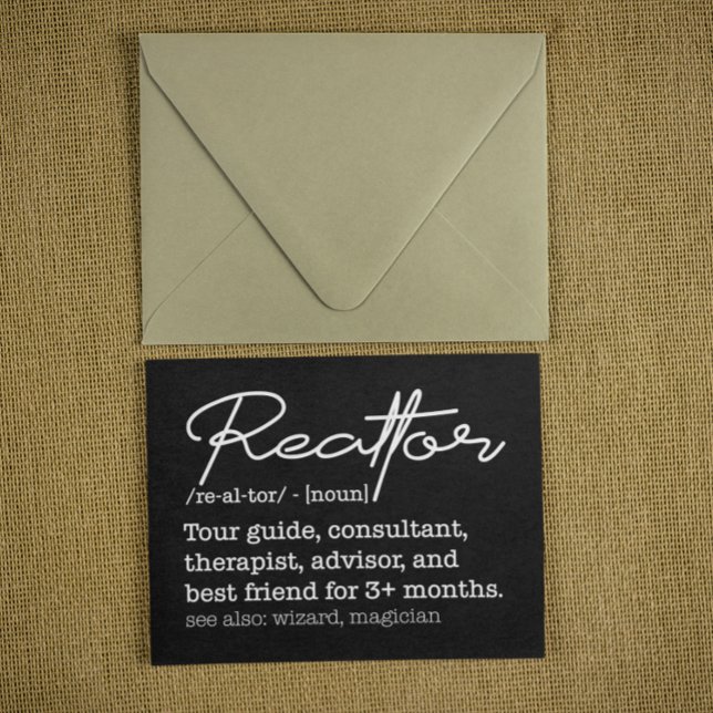 Carte Postale Funny Realtor Job Description Real Estate Humor (Funny Realtor Job Description Real Estate Humor Postcard)